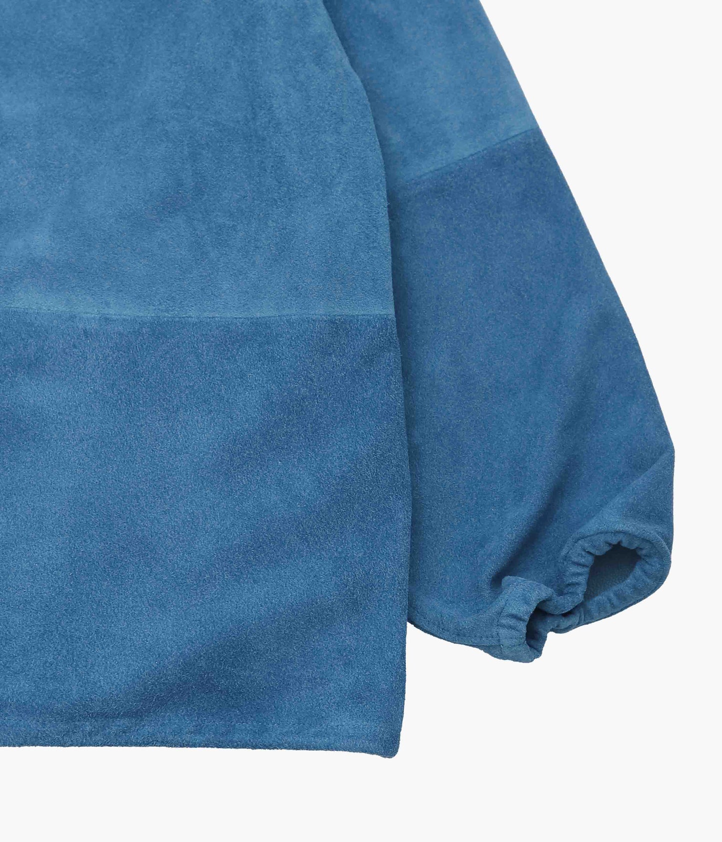 HERILL ''GOATSUEDE HOODED JACKET'' (FADED INDIGO)