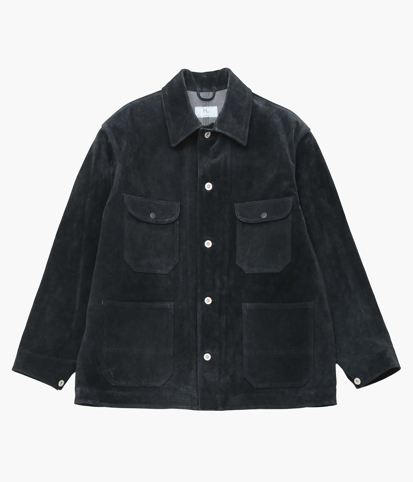 HERILL ''GOATSUEDE RAILROAD CHOREJACKET'' (FADED BLACK)