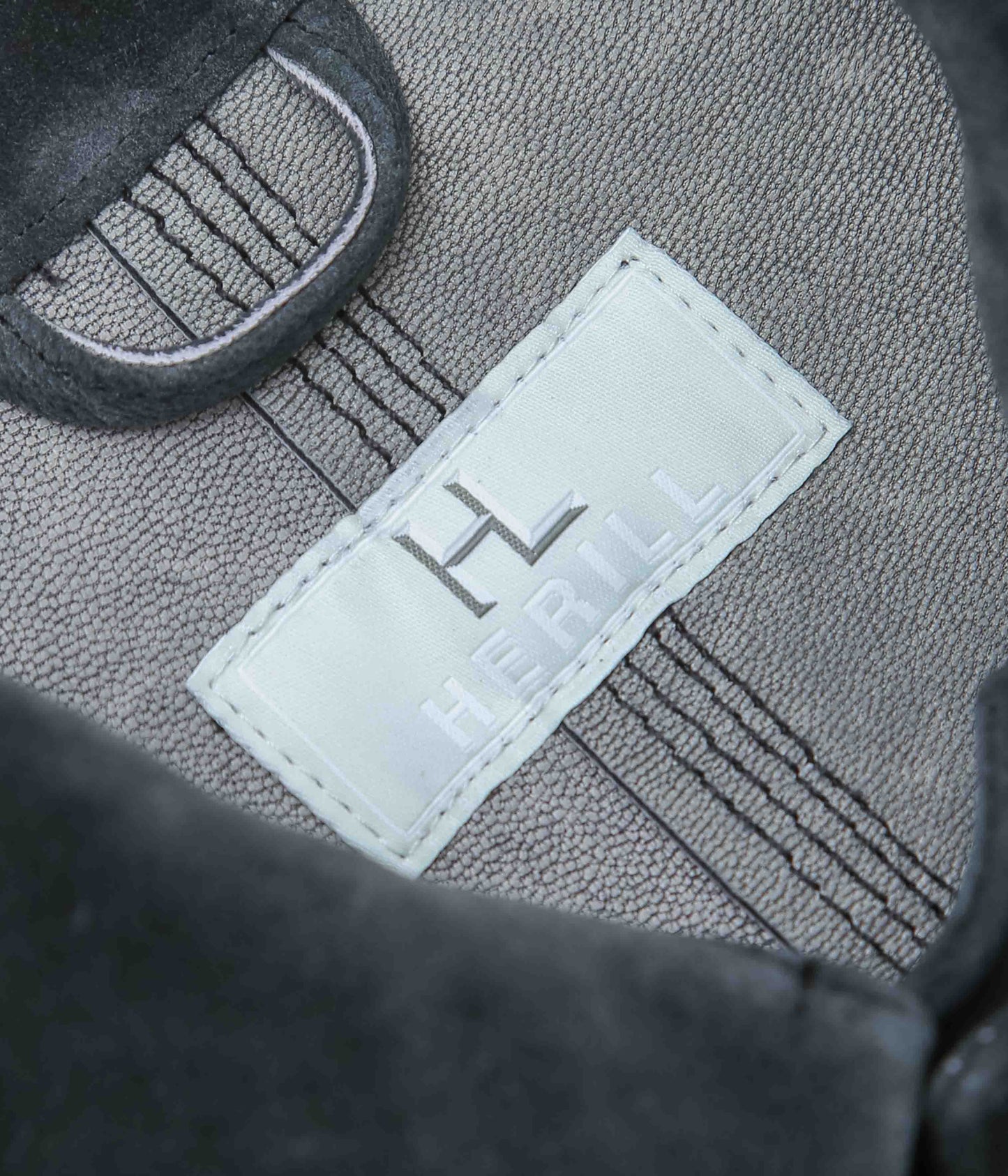 HERILL ''GOATSUEDE RAILROAD CHOREJACKET'' (FADED BLACK)