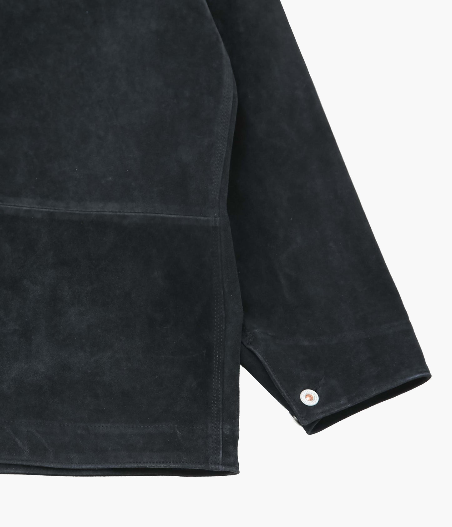 HERILL ''GOATSUEDE RAILROAD CHOREJACKET'' (FADED BLACK)