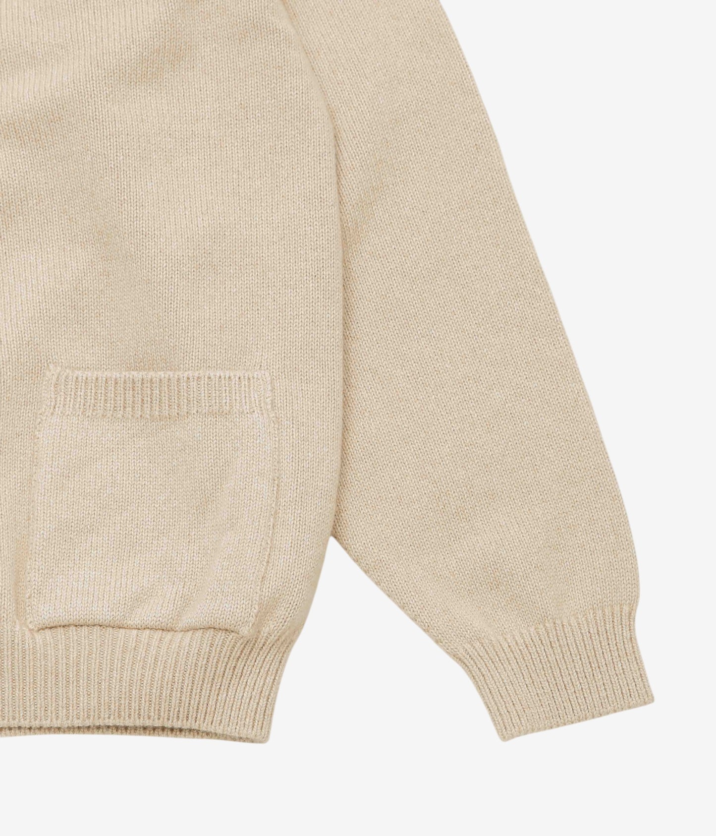 HERILL "GOLDEN SEAISLAND POLOCARDIGAN" (NATURAL)