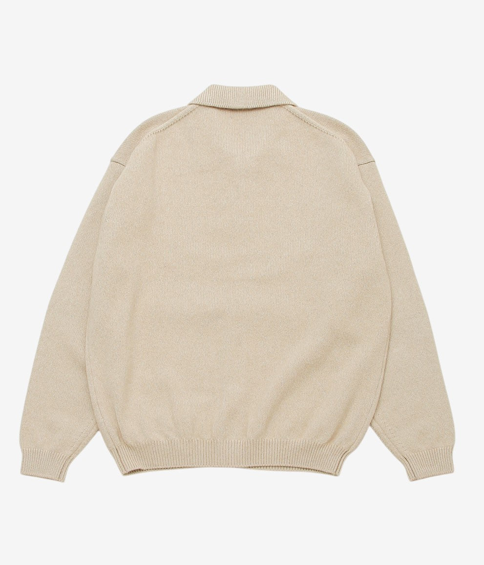 HERILL "GOLDEN SEAISLAND POLOCARDIGAN" (NATURAL)