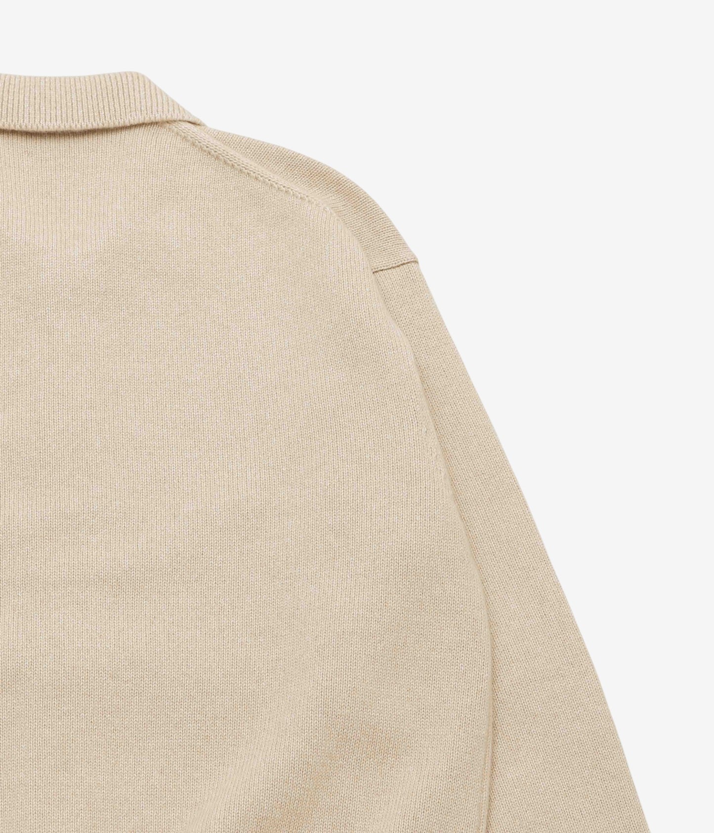 HERILL "GOLDEN SEAISLAND POLOCARDIGAN" (NATURAL)