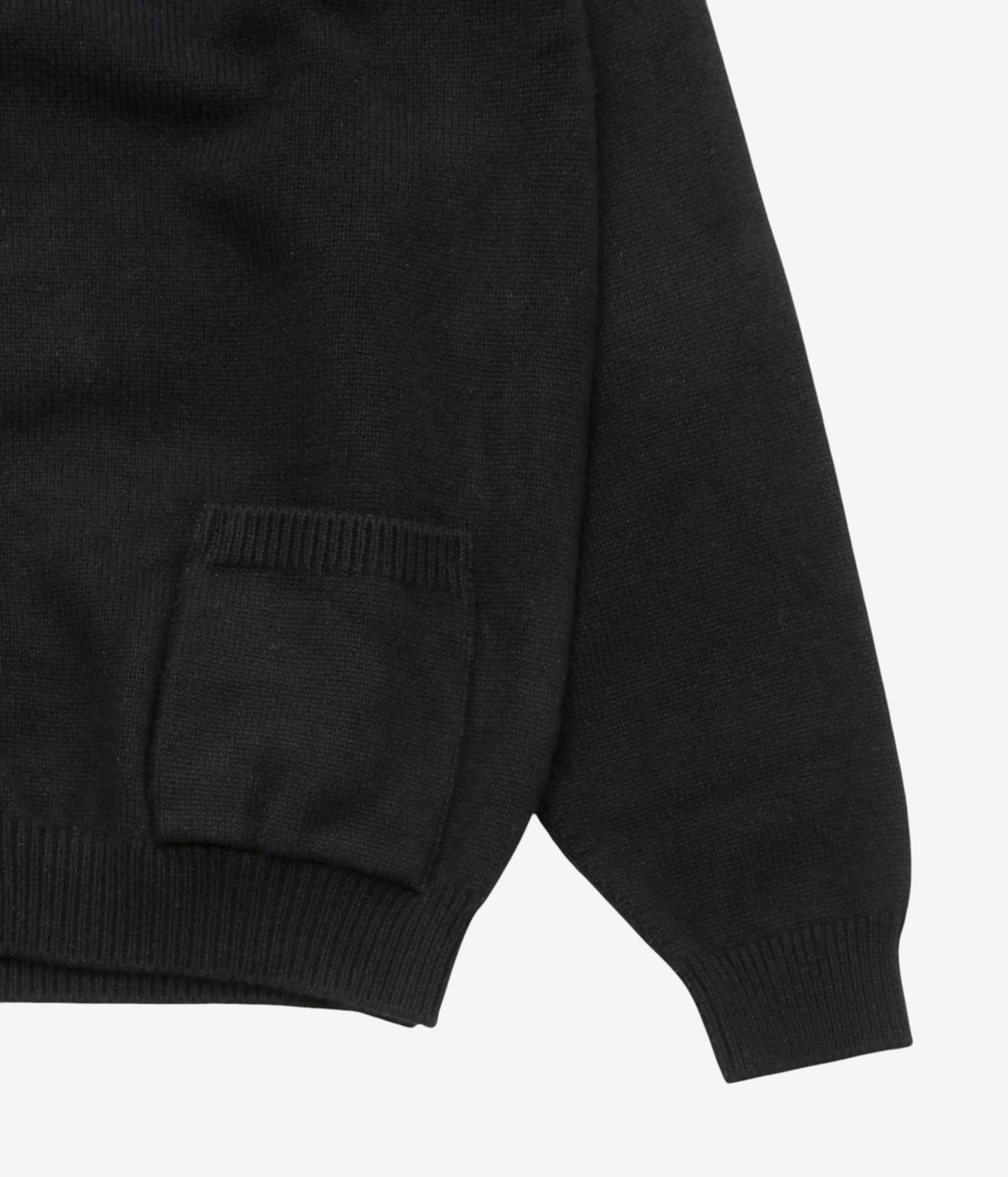 HERILL "GOLDEN SEAISLAND POLO CARDIGAN" (BLACK)