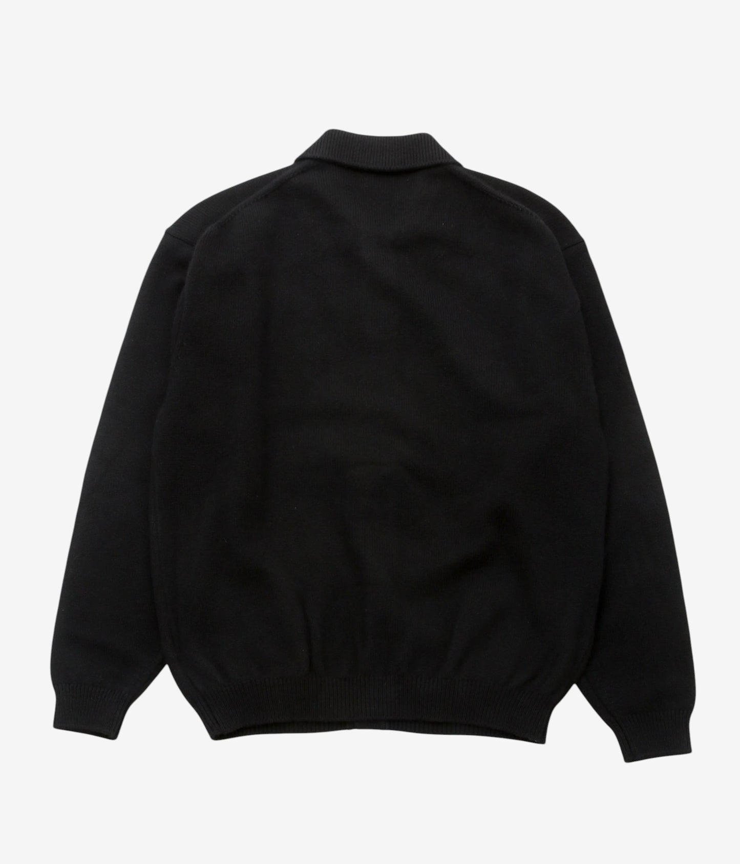 HERILL "GOLDEN SEAISLAND POLO CARDIGAN" (BLACK)