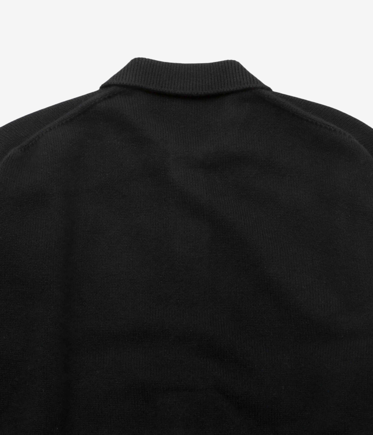 HERILL "GOLDEN SEAISLAND POLO CARDIGAN" (BLACK)