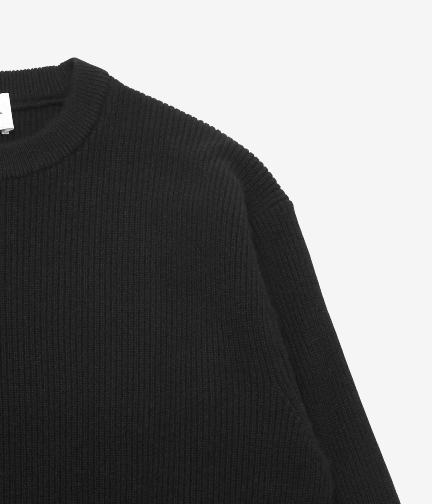 HERILL ''GOLDEN SEAISLAND RIBSTICHSWEATER'' (BLACK)