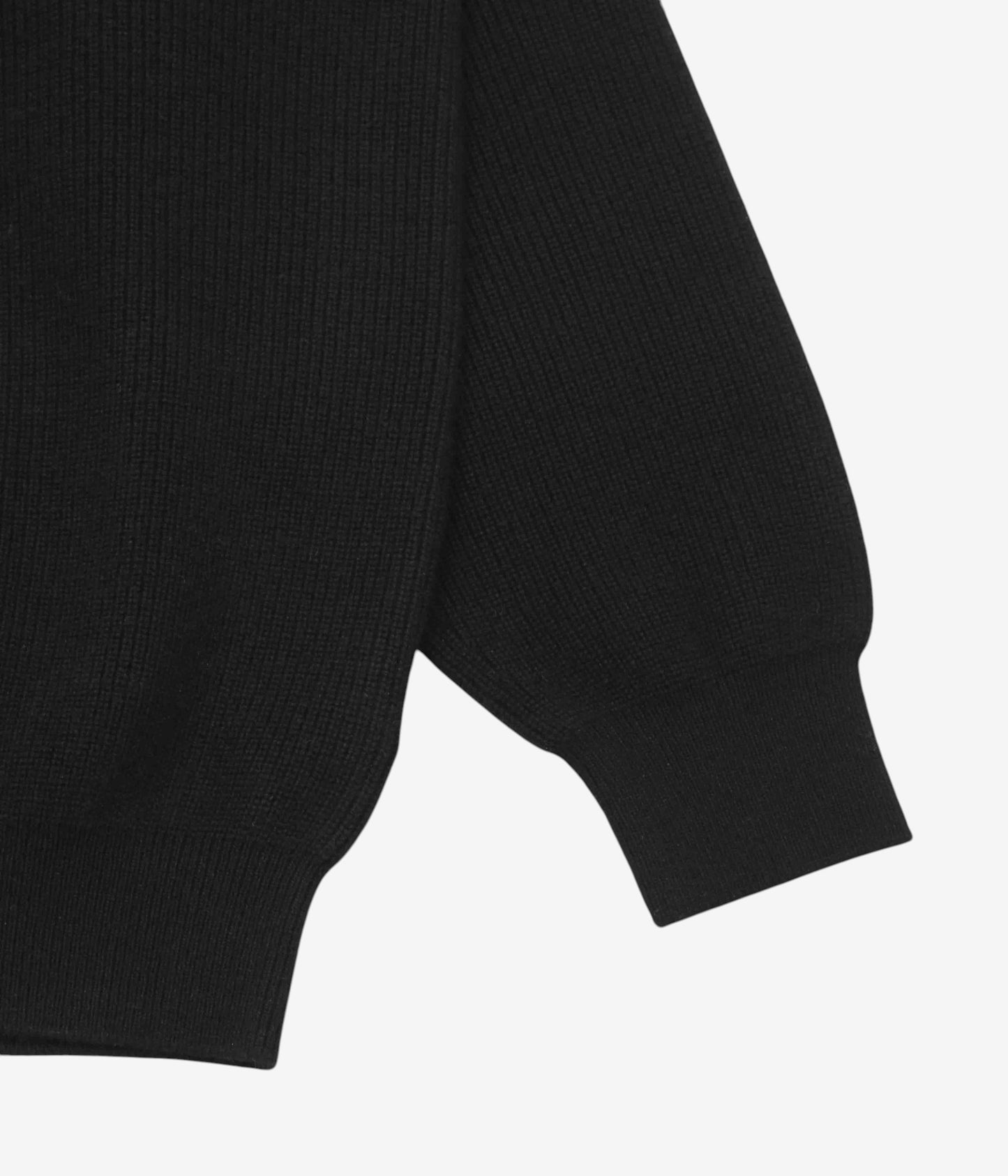 HERILL ''GOLDEN SEAISLAND RIBSTICHSWEATER'' (BLACK)