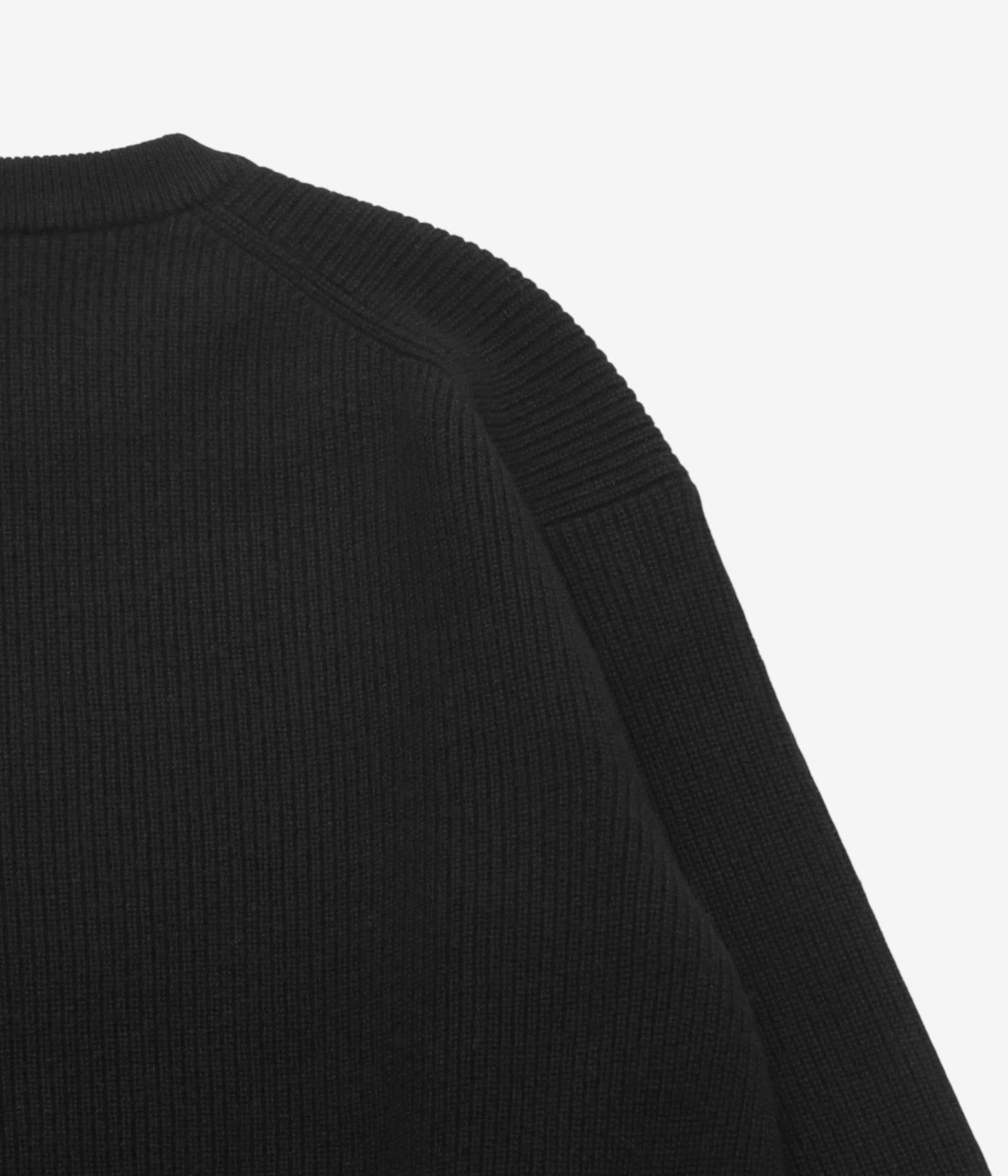 HERILL ''GOLDEN SEAISLAND RIBSTICHSWEATER'' (BLACK)