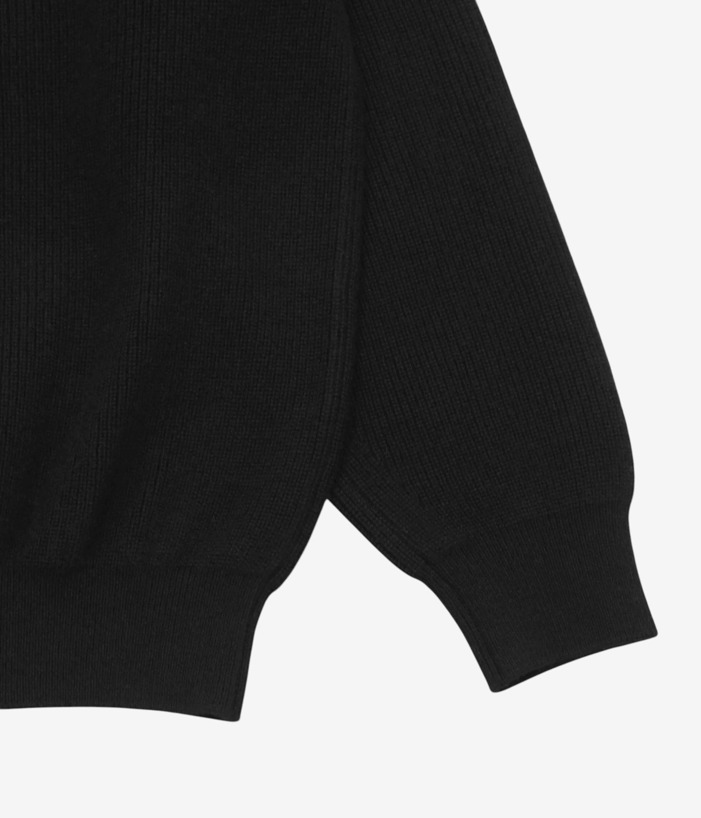 HERILL ''GOLDEN SEAISLAND RIBSTICHSWEATER'' (BLACK)