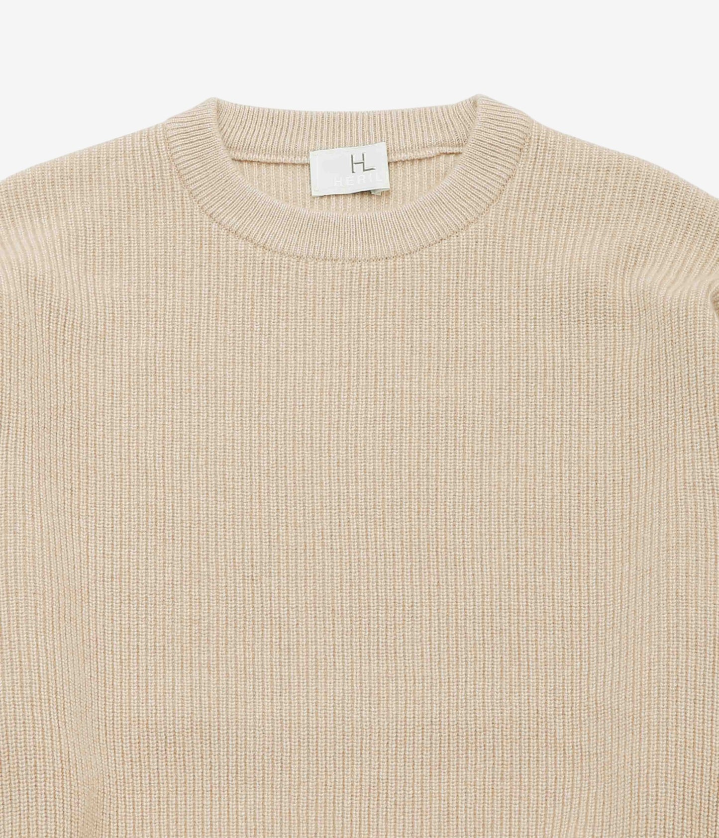 HERILL "GOLDEN SEAISLAND RIBSTICHSWEATER" (NATURAL)