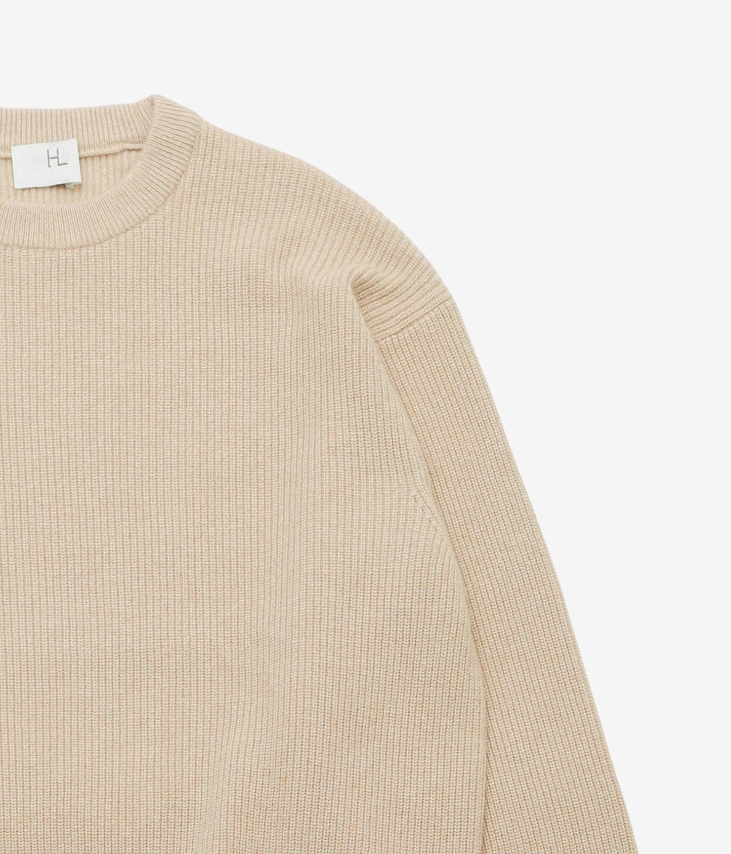 HERILL "GOLDEN SEAISLAND RIBSTICHSWEATER" (NATURAL)