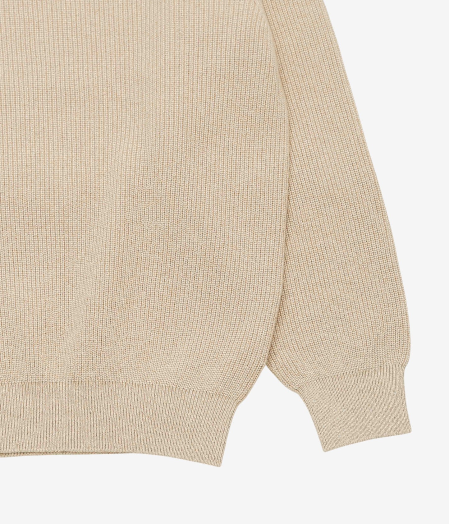 HERILL "GOLDEN SEAISLAND RIBSTICHSWEATER" (NATURAL)
