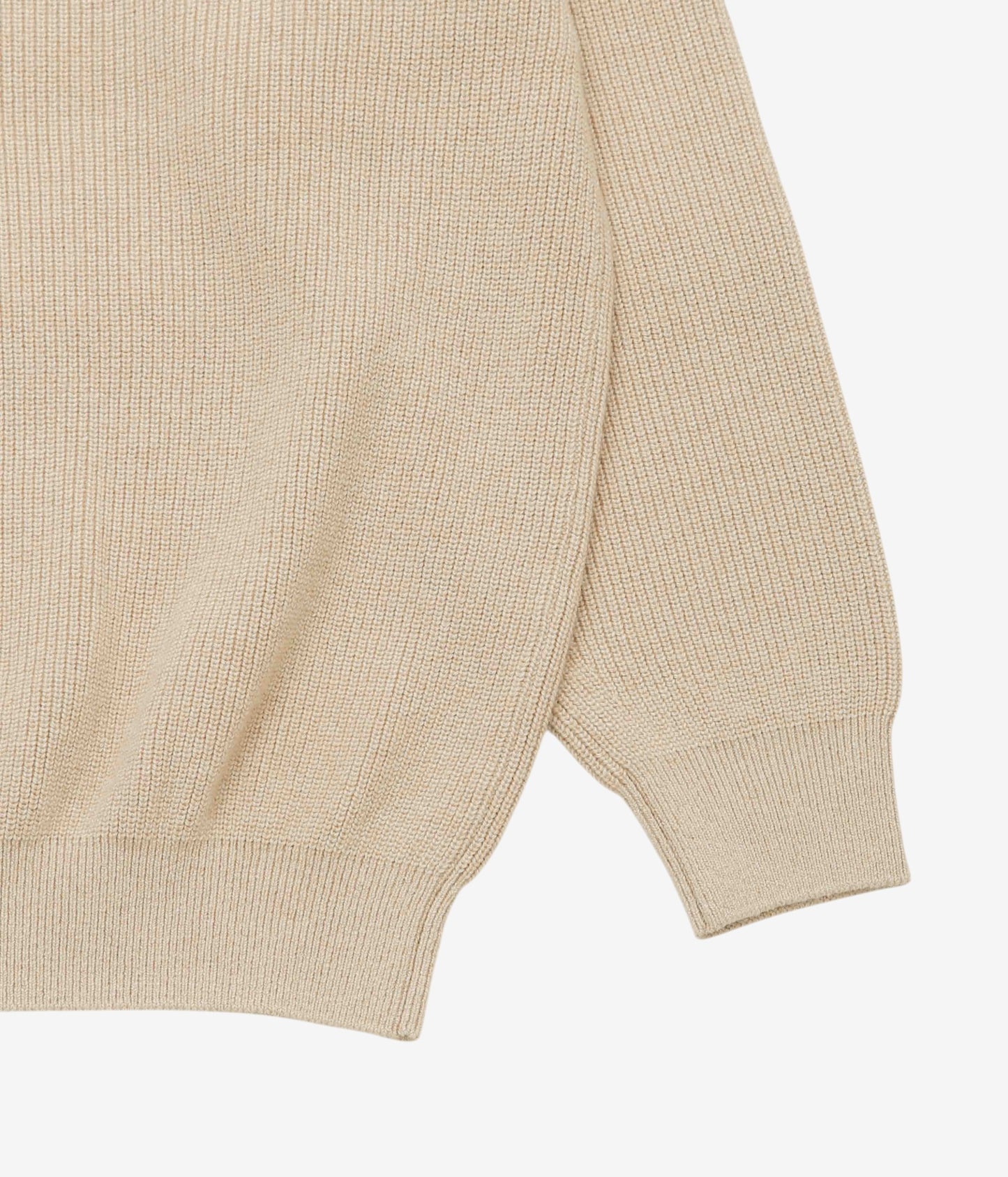 HERILL "GOLDEN SEAISLAND RIBSTICHSWEATER" (NATURAL)