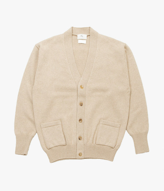 HERILL ''GOLDENCASH CARDIGAN'' (NATURAL)