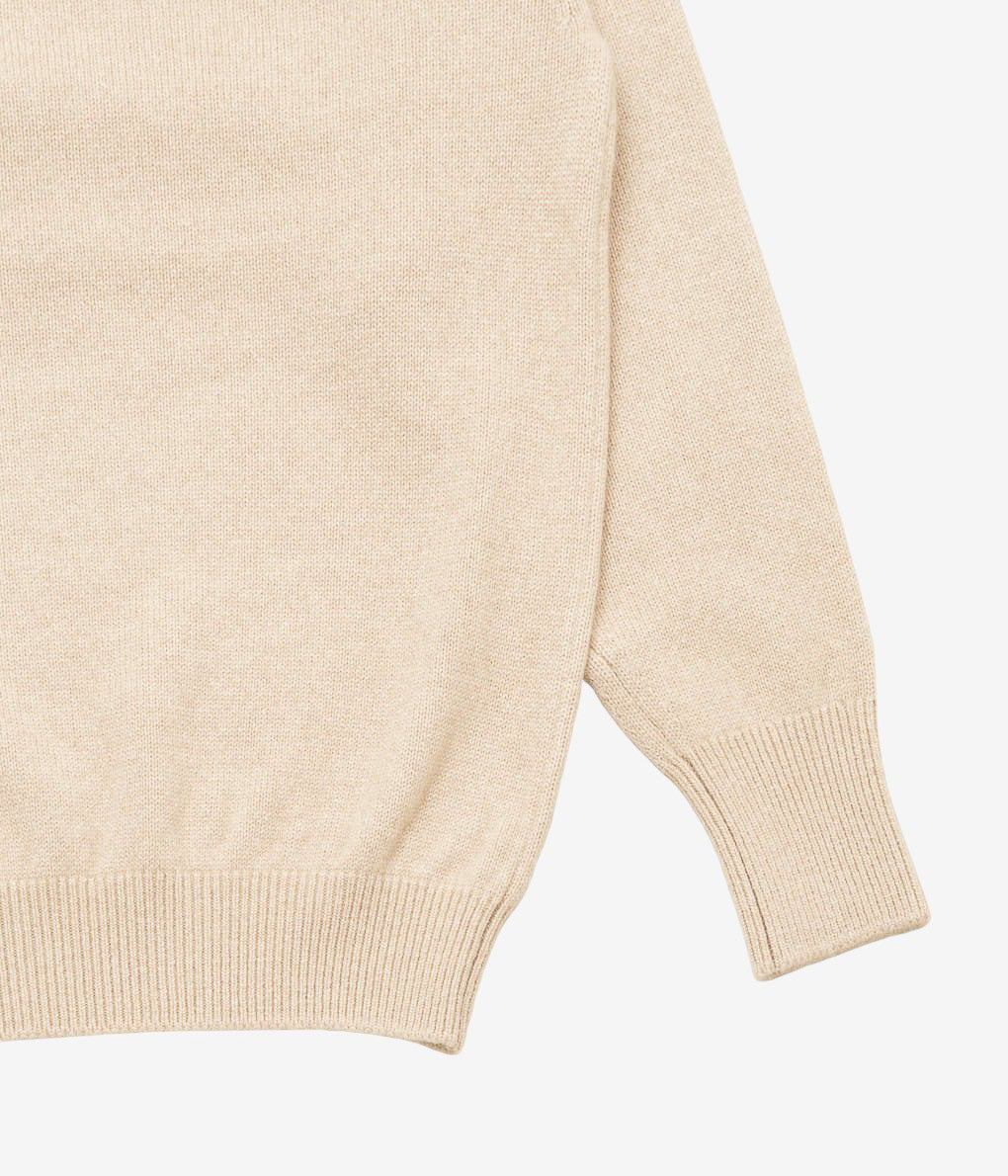 HERILL ''GOLDENCASH PULLOVER'' (NATURAL)