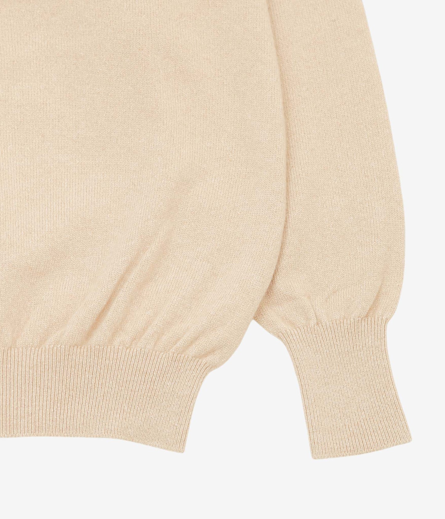 HERILL ''GOLDENCASH PULLOVER'' (NATURAL)