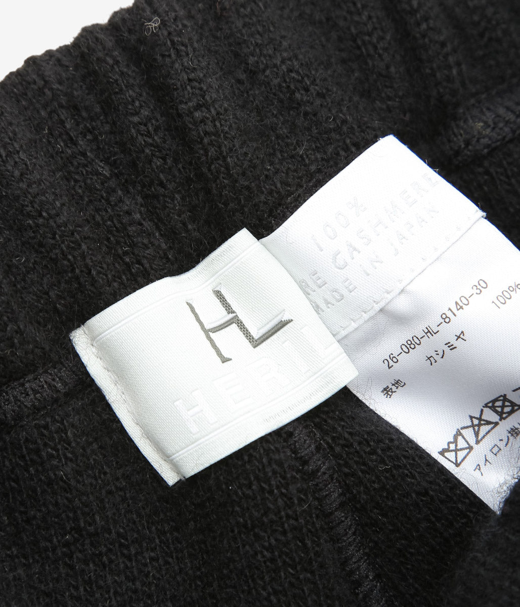 HERILL ''GOLDENCASH SWEATPANTS'' (BLACK)