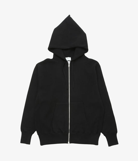 HERILL ''GCTWIST ZIP-UP HOODED'' (BLACK)