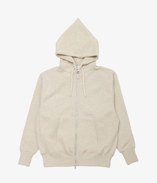 HERILL ''GCTWIST ZIP-UP HOODED'' (NATURAL)