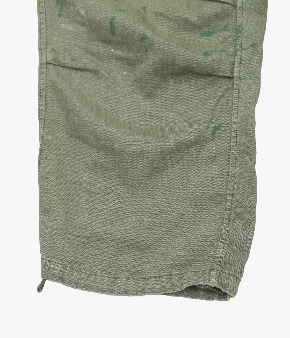 HERILL "HBT LINEN CARGOPANTS" (OLIVE DRAB)