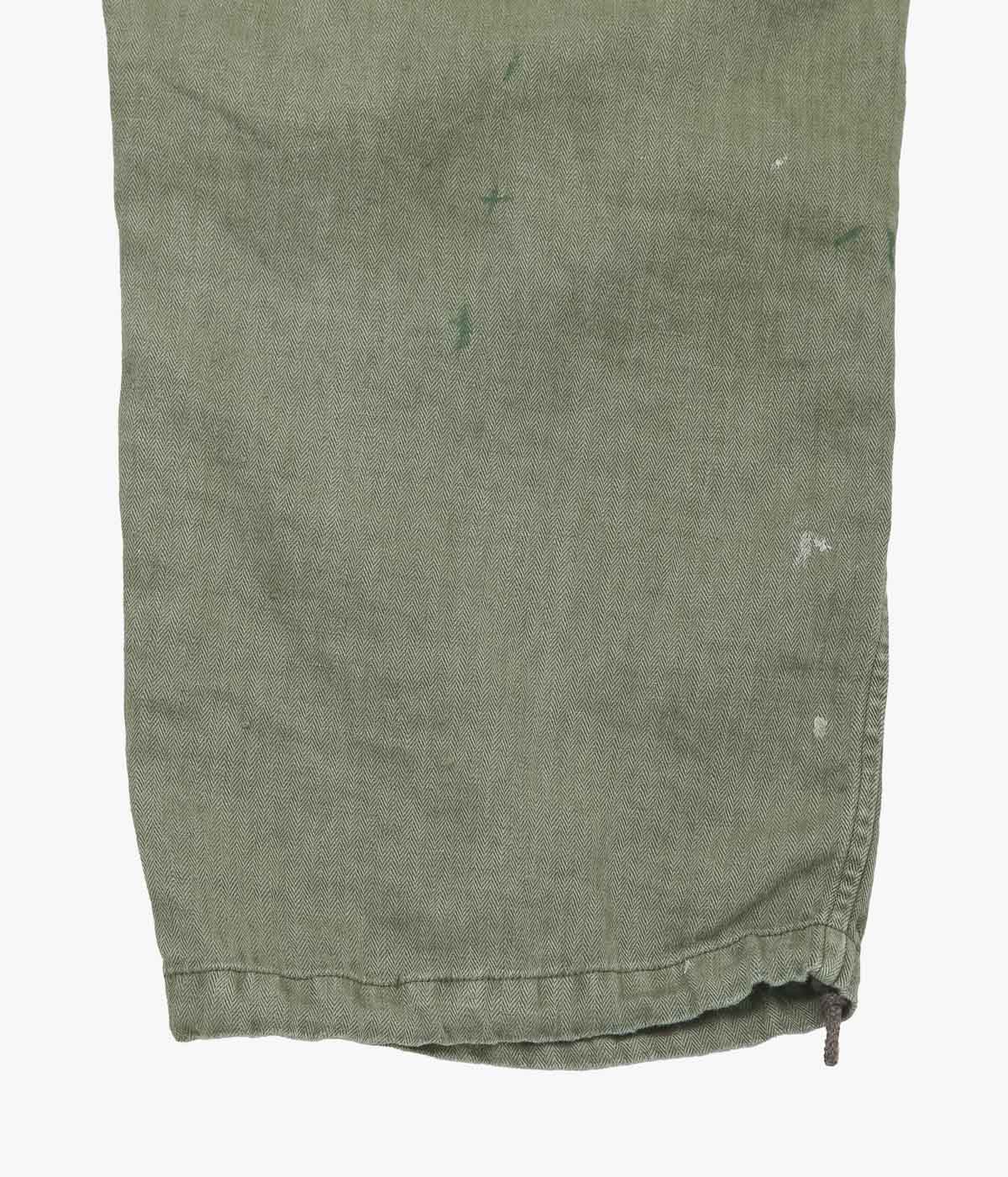 HERILL "HBT LINEN CARGOPANTS" (OLIVE DRAB)