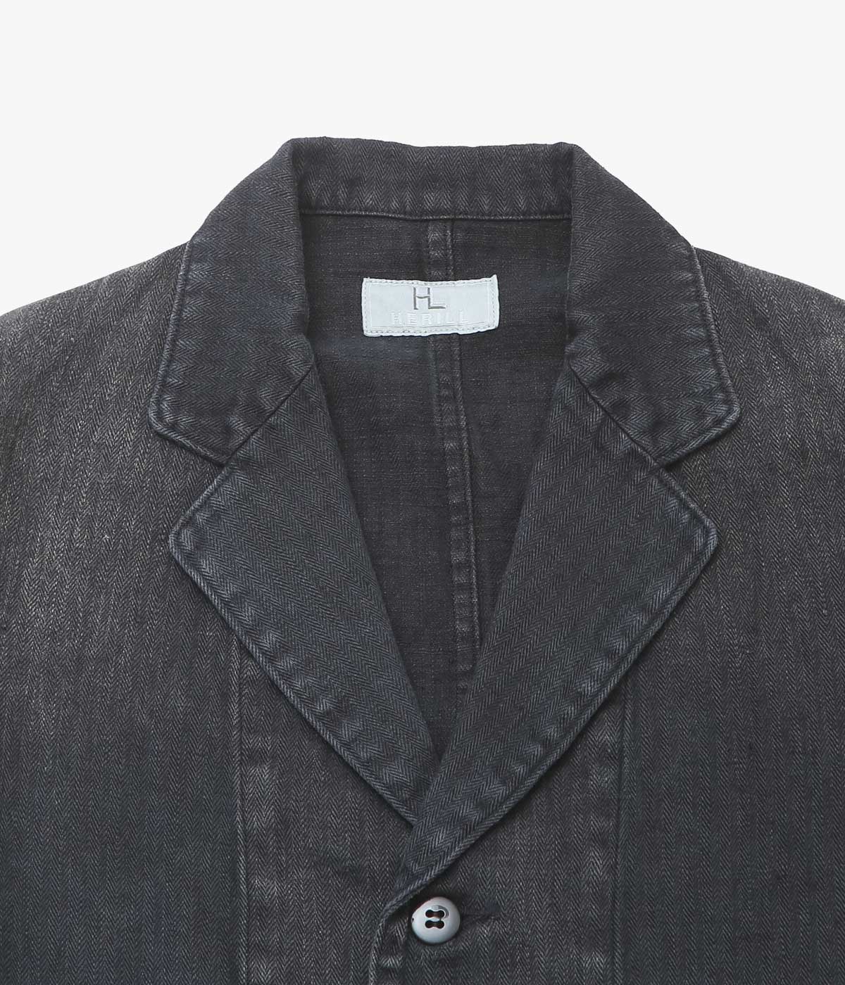 HERILL ''HBT LINEN WORKJACKET'' (BLACK)