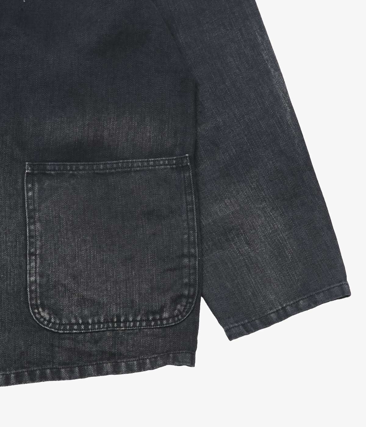 HERILL ''HBT LINEN WORKJACKET'' (BLACK)