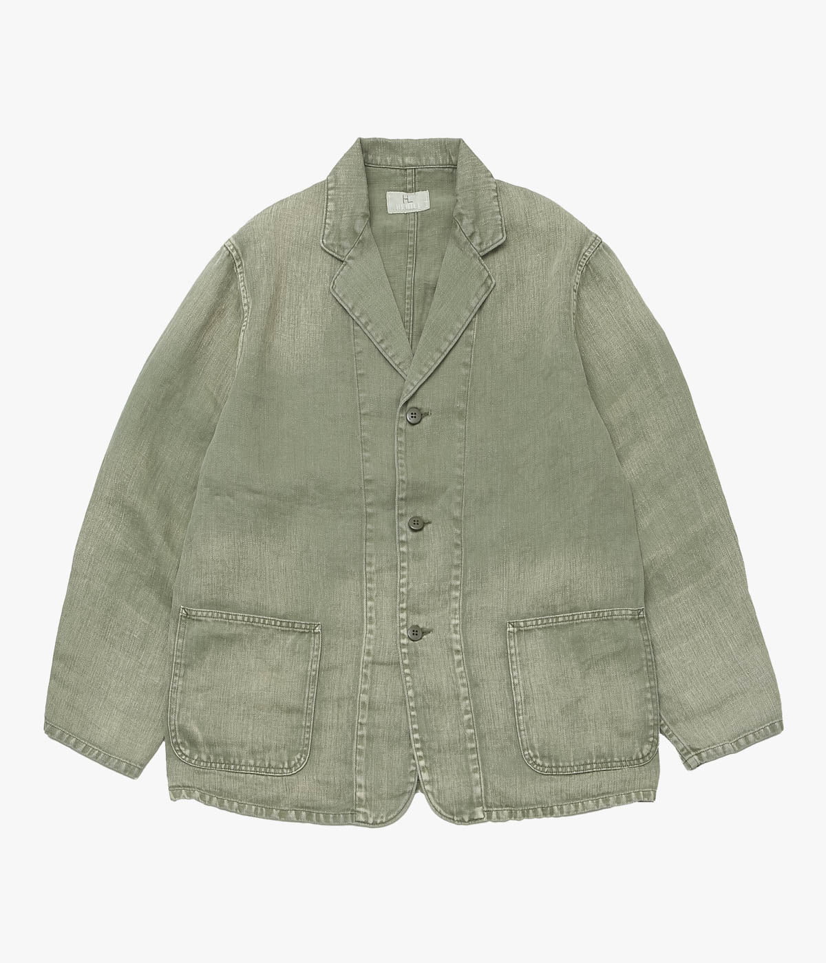 HERILL ''HBT LINEN WORKJACKET'' (OLIVE DRAB)