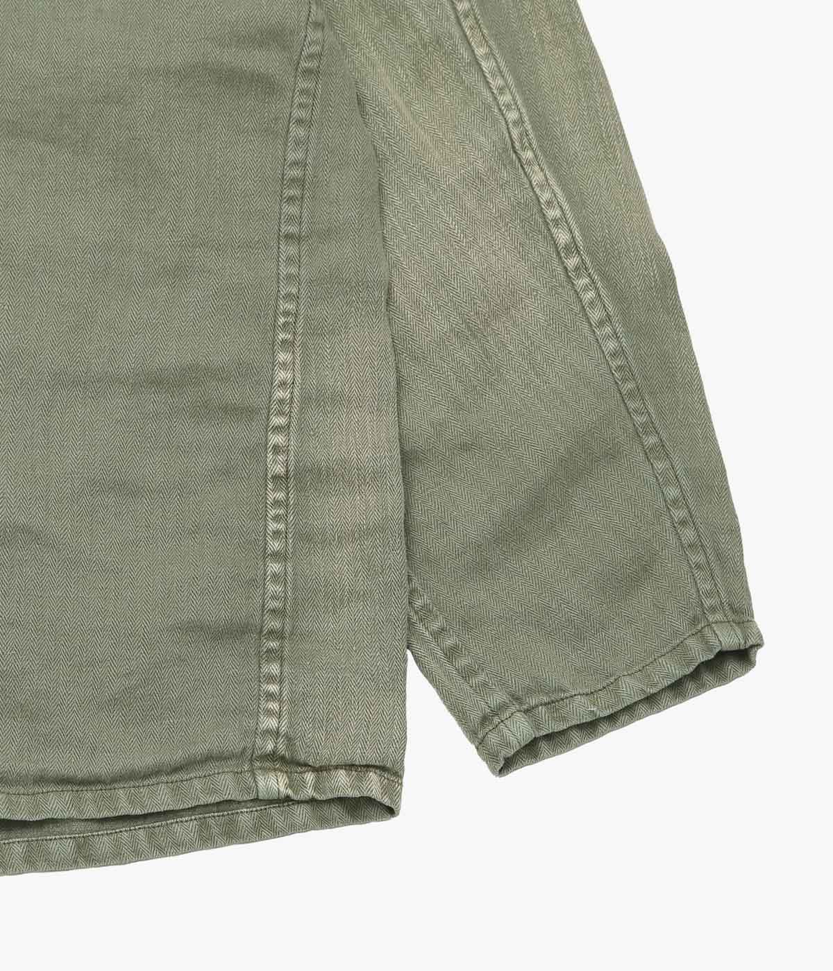 HERILL ''HBT LINEN WORKJACKET'' (OLIVE DRAB)