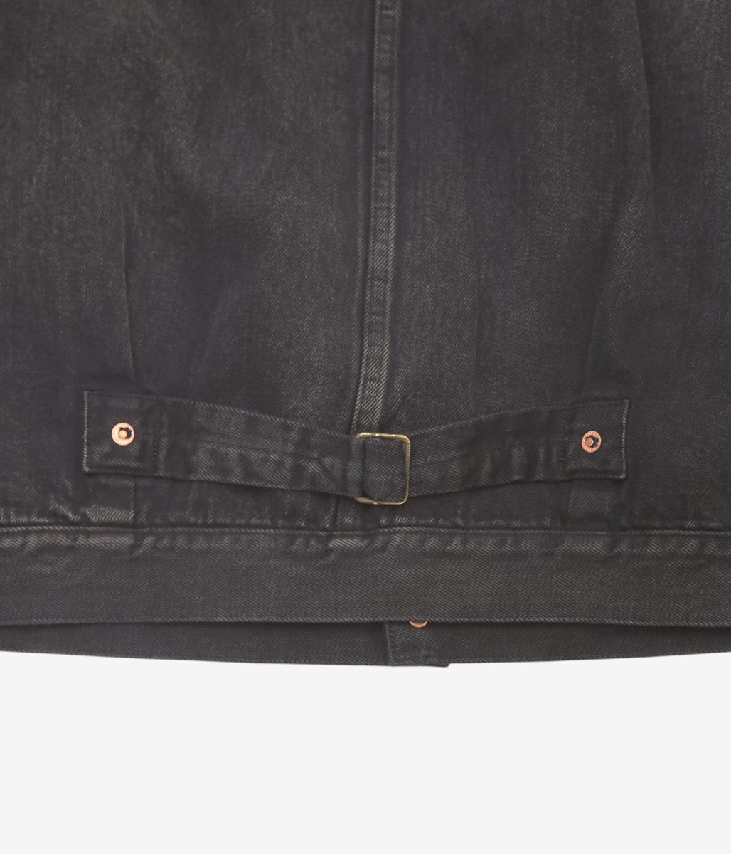 HERILL ''ISLANDDENIM XX JACKET'' (BLACKVINTAGEWORM)