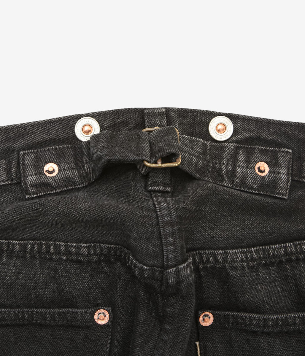 HERILL ''ISLAND DENIM XX JEANS'' (BLACK VINTAGE WORM)