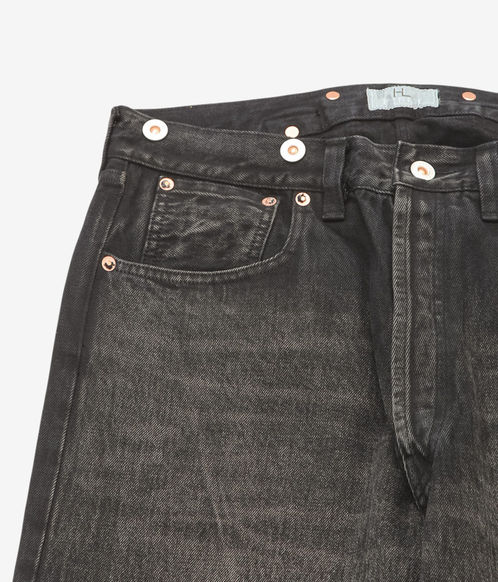 HERILL ''ISLAND DENIM XX JEANS'' (BLACK VINTAGE WORM)