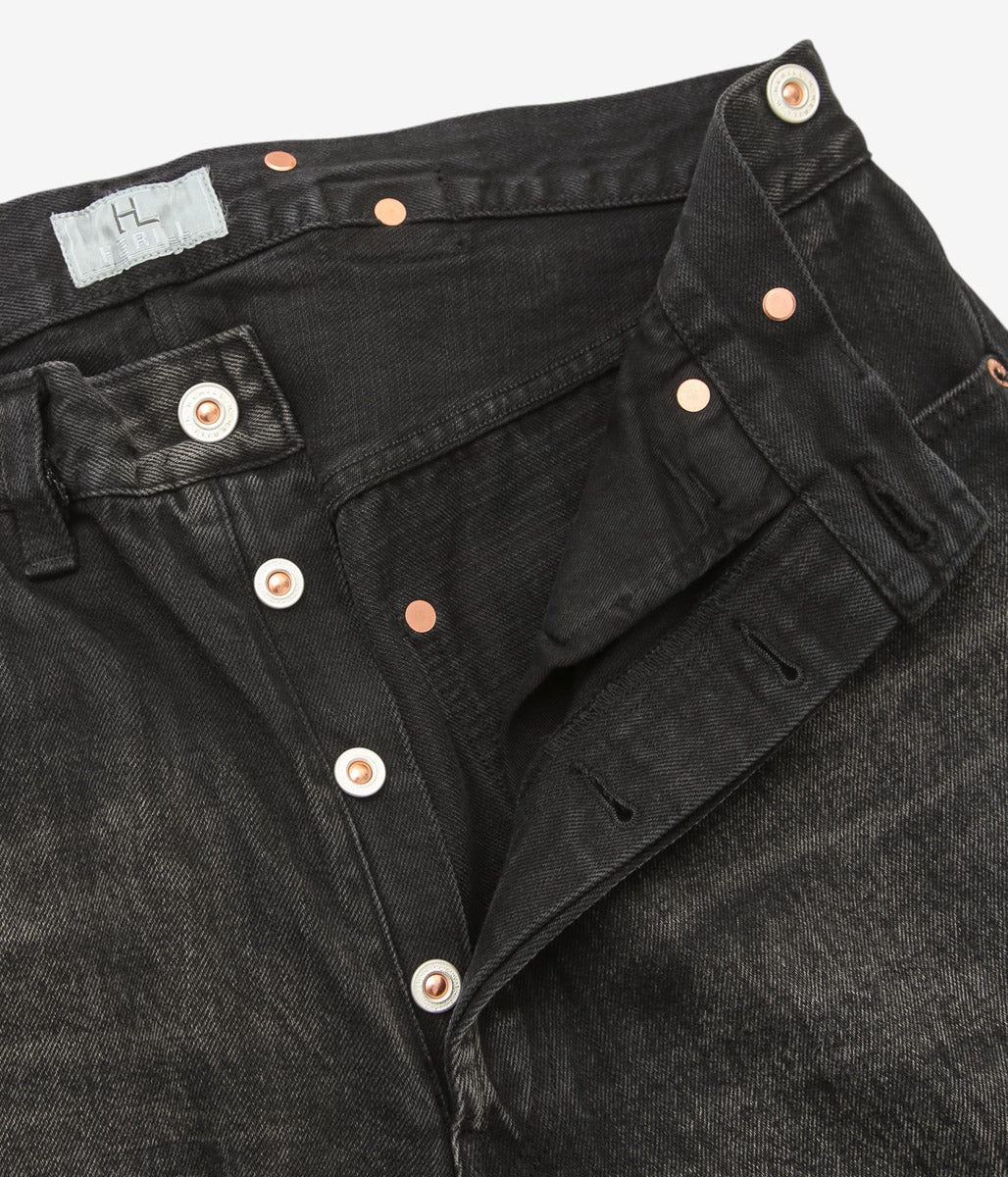HERILL ''ISLAND DENIM XX JEANS'' (BLACK VINTAGE WORM)