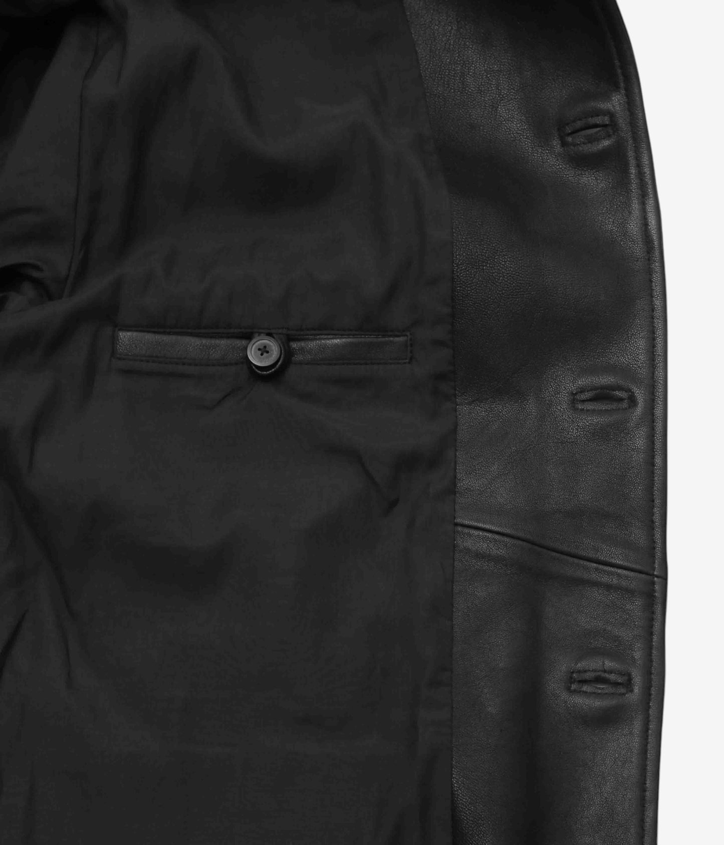 HERILL 'LAMBLEATHER CAR JACKET' (BLACK)