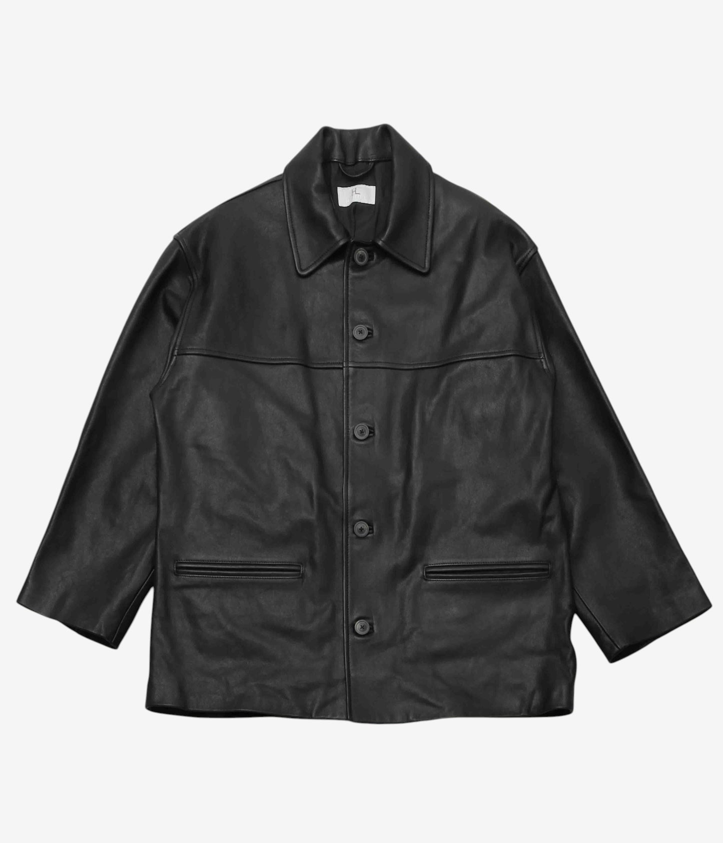HERILL 'LAMBLEATHER CAR JACKET' (BLACK)