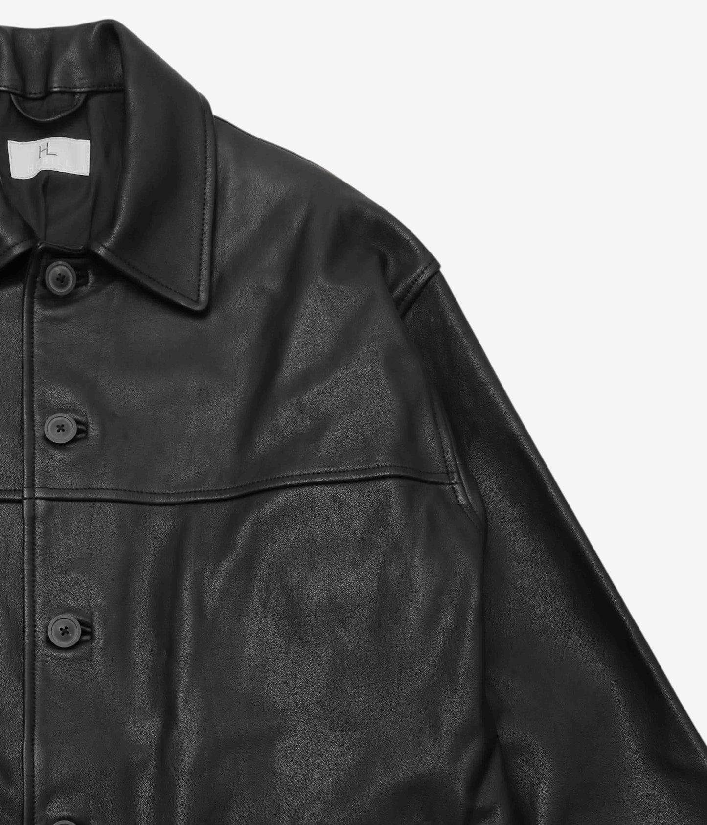 HERILL 'LAMBLEATHER CAR JACKET' (BLACK)