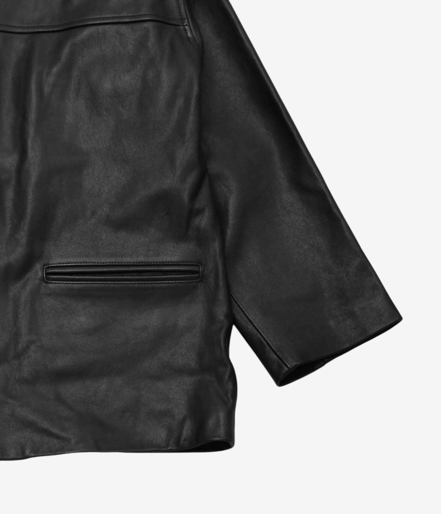 HERILL 'LAMBLEATHER CAR JACKET' (BLACK)