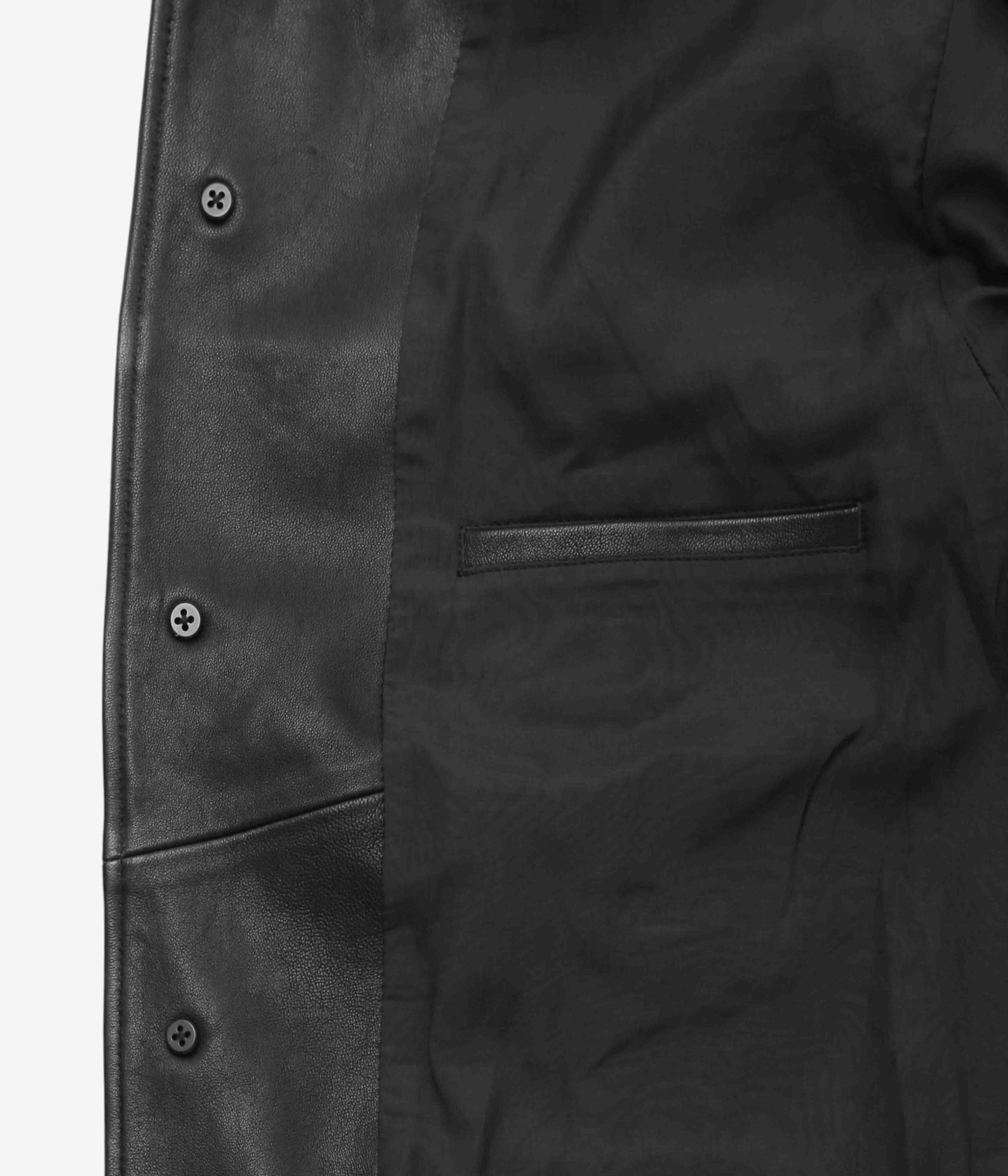HERILL 'LAMBLEATHER CAR JACKET' (BLACK)