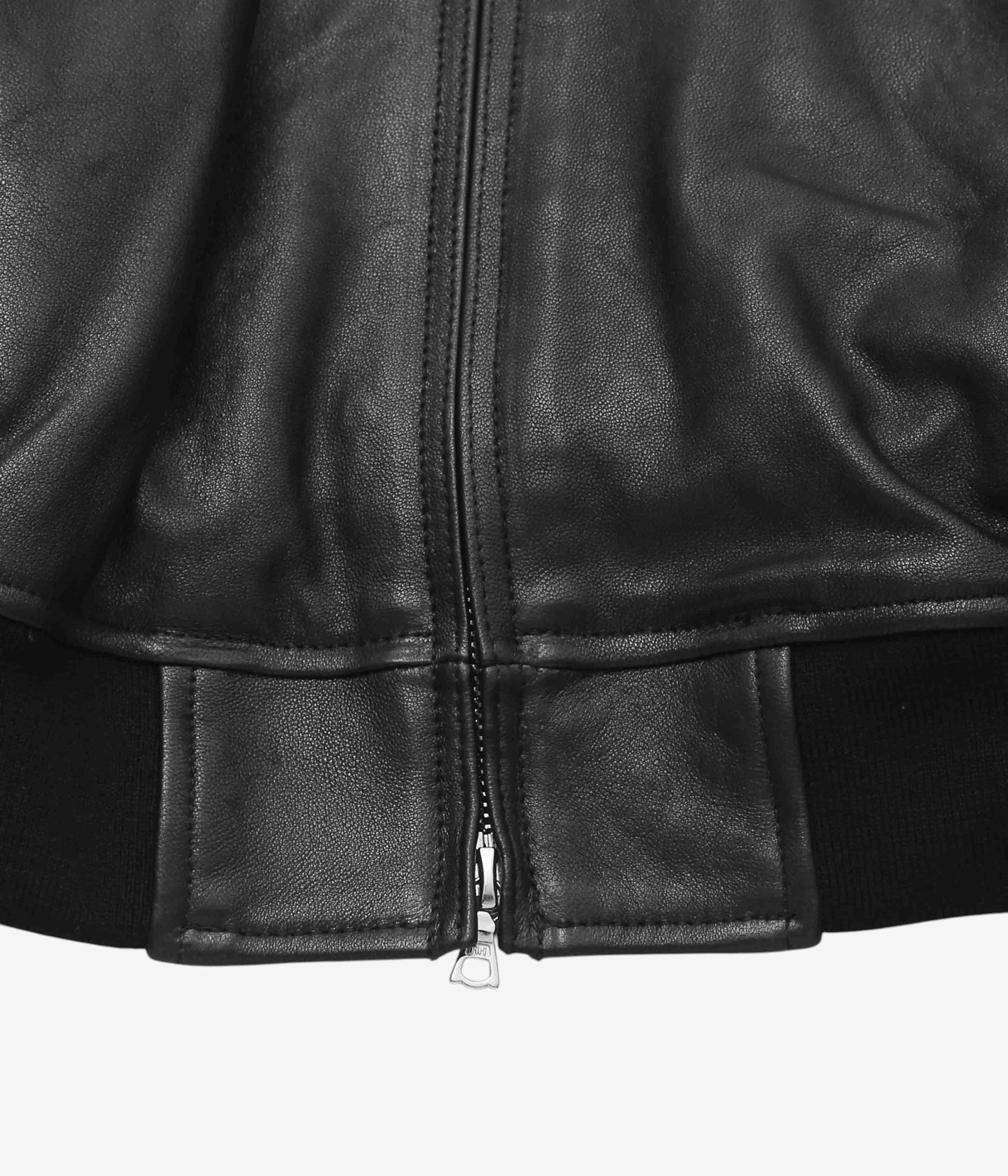 HERILL ''LAMBLEATHER WEEKEND JACKET'' (BLACK)