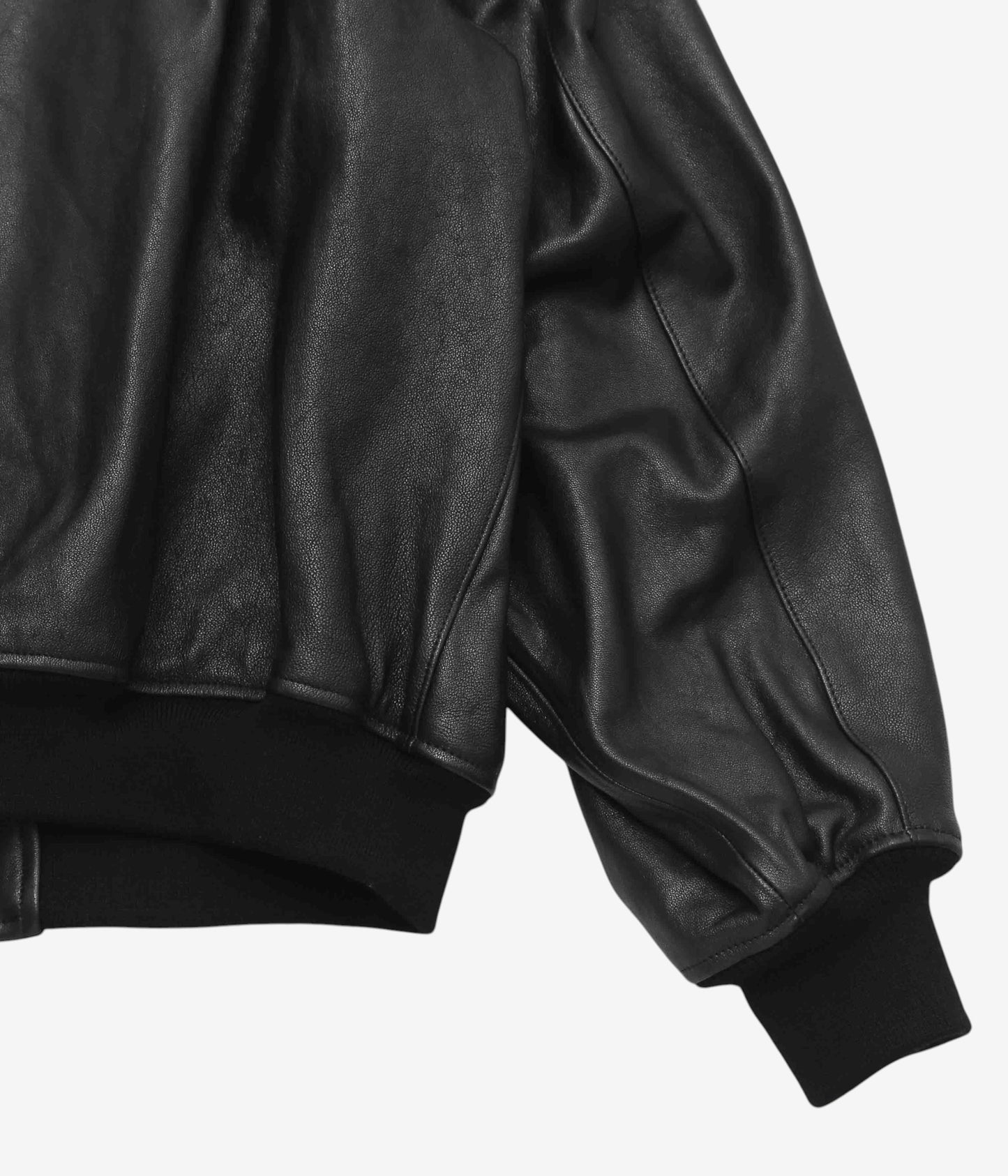 HERILL ''LAMBLEATHER WEEKEND JACKET'' (BLACK)