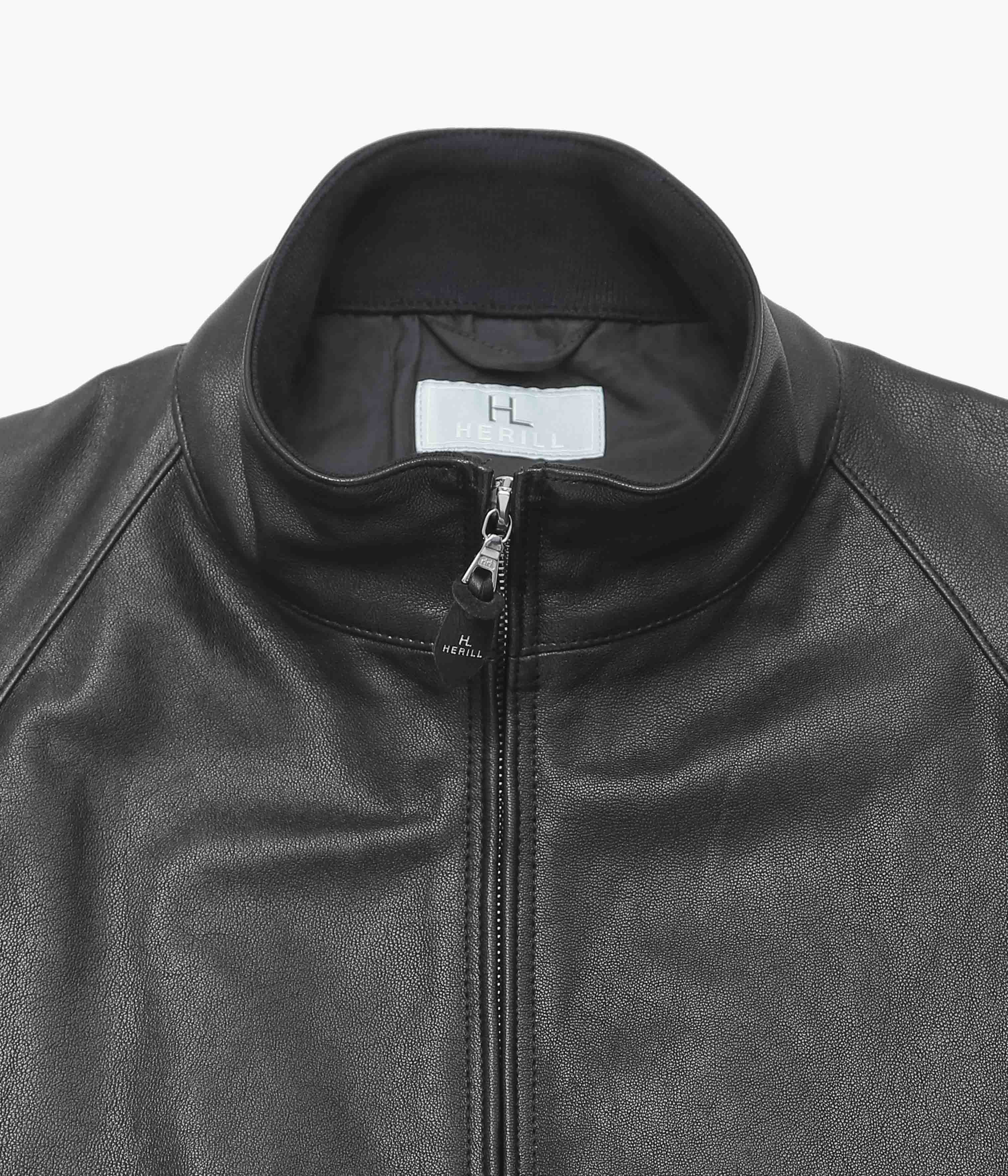 HERILL ''LAMBLEATHER WEEKENDJACKET'' (BLACK) – THE STORE BY MAIDENS