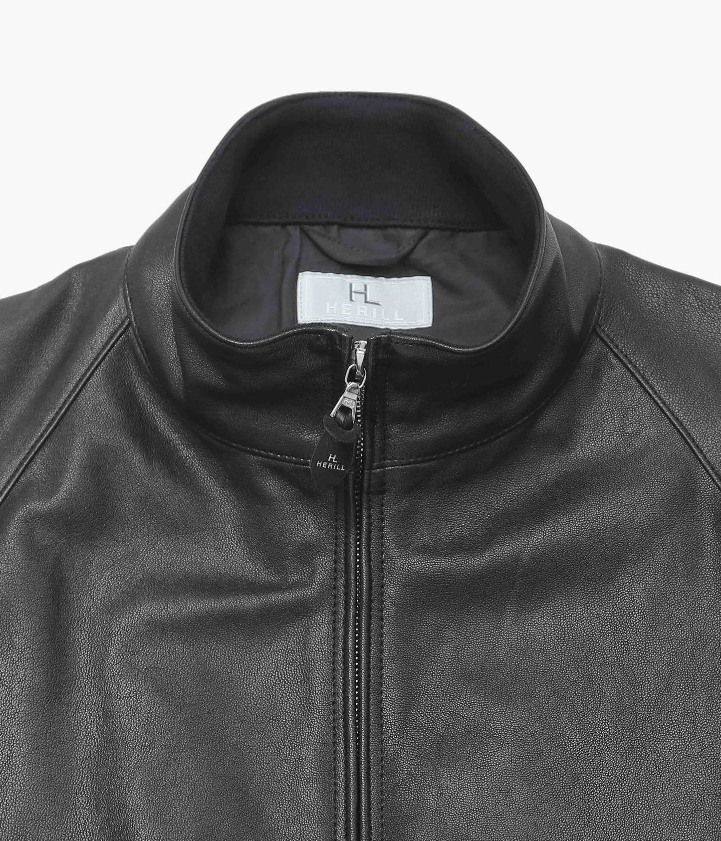 HERILL ''LAMBLEATHER WEEKENDJACKET'' (BLACK)