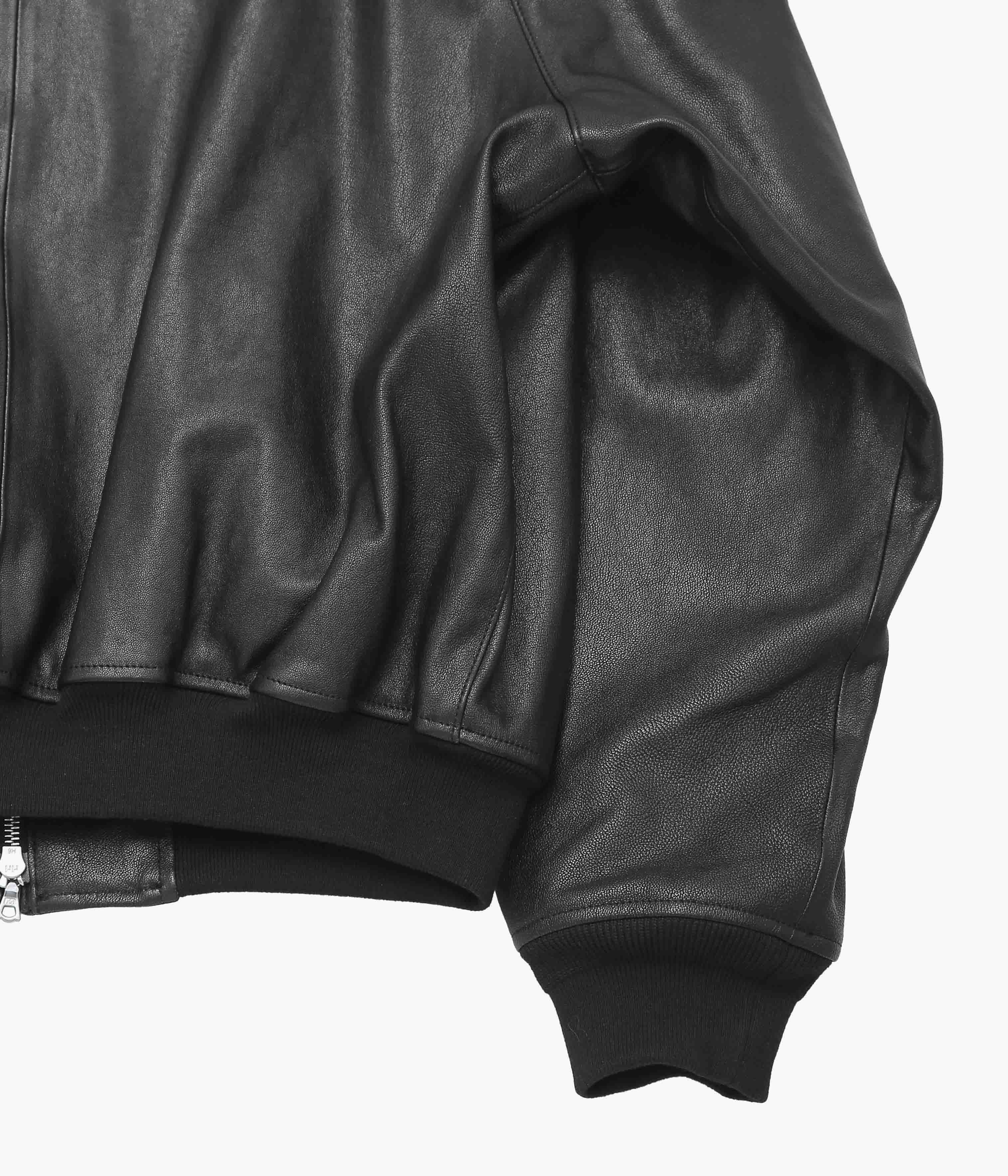 HERILL ''LAMBLEATHER WEEKENDJACKET'' (BLACK) – THE STORE BY MAIDENS