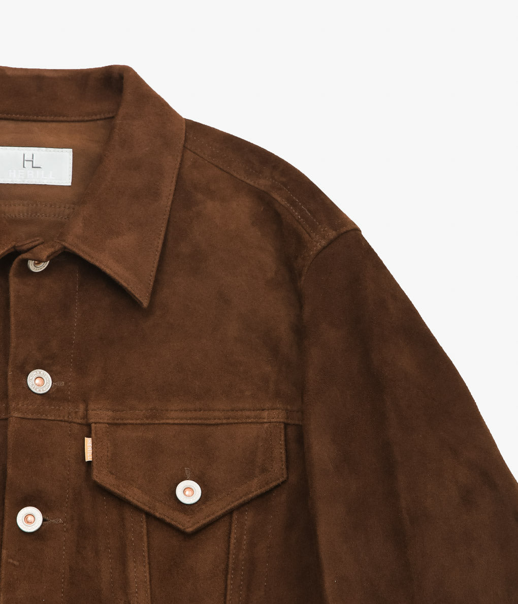 HERILL ''LAMBLSUEDE JACKET'' (BROWN) – THE STORE BY MAIDENS