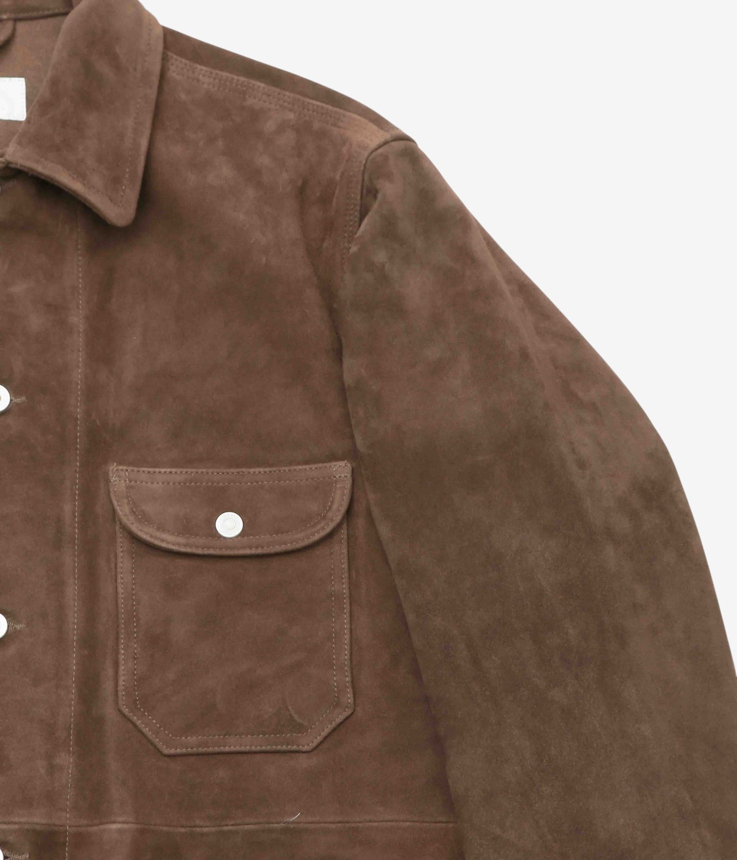 HERILL "LAMBSUEDE RAILROAD CHORE JACKET" (BROWN)