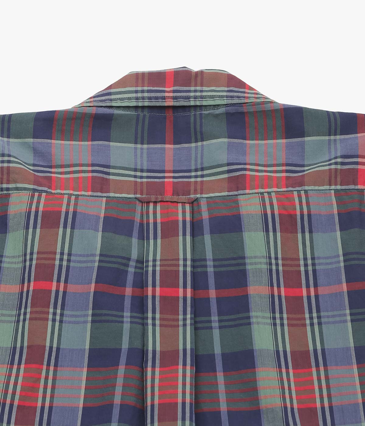 HERILL ''LAWNCHECK OPENCOLLAR SHIRTS''(BLUE CHECK)