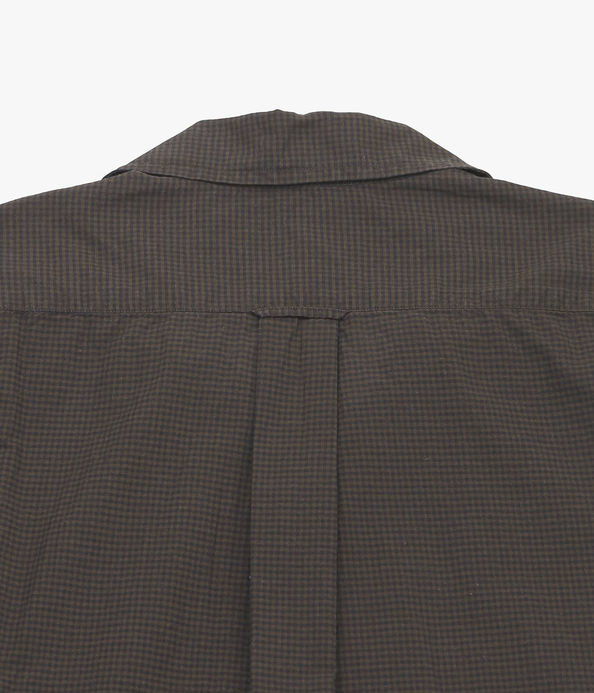 HERILL ''LAWNCHECK OPENCOLLAR SHIRTS'' (BROWN)