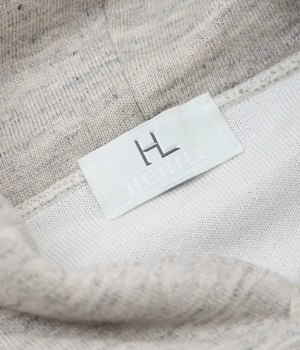 HERILL ''LINEN / COTTON HOODED'' (TOP GRAY)