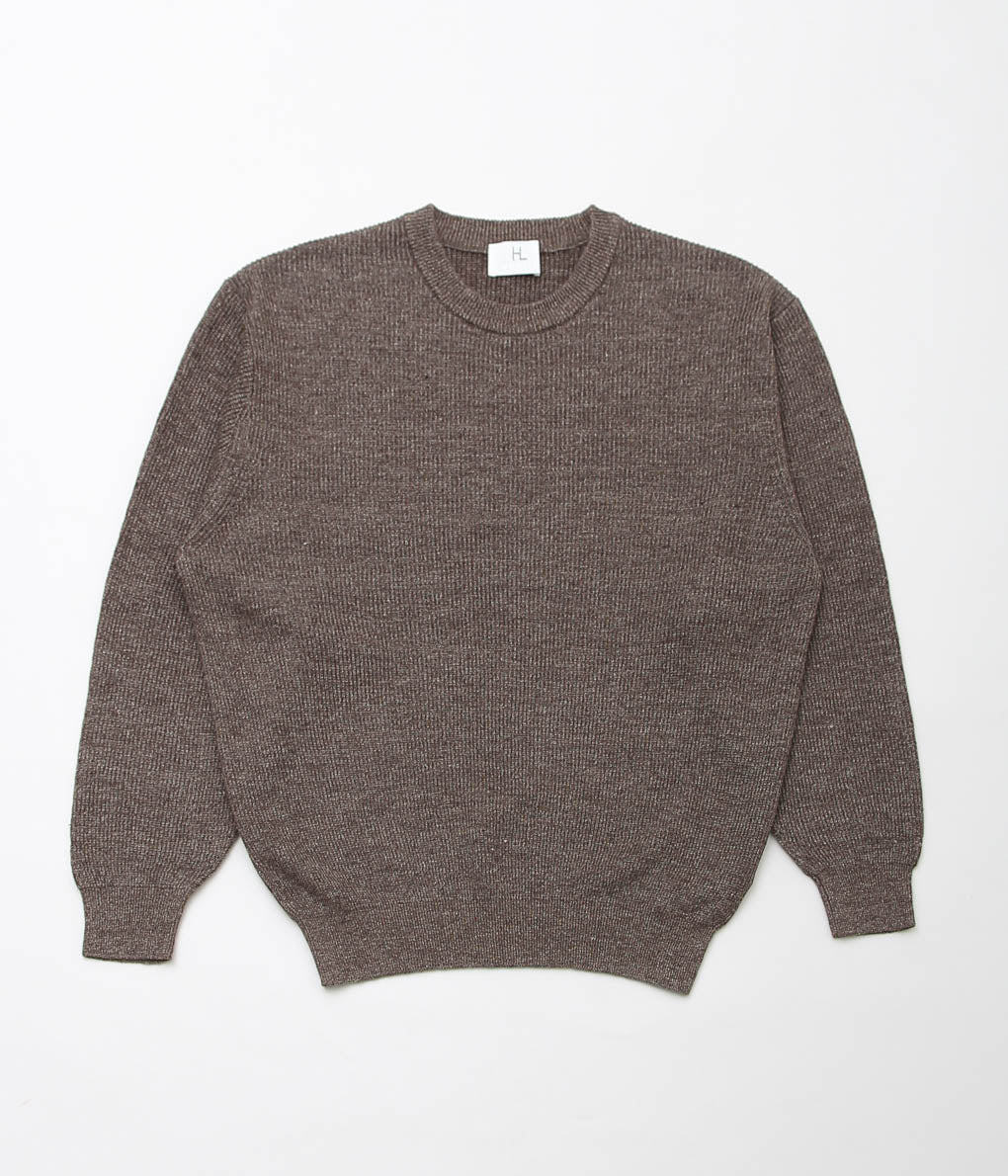 HERILL ''LINEN / COTTON RIBSTITCH C/N'' (BROWN)